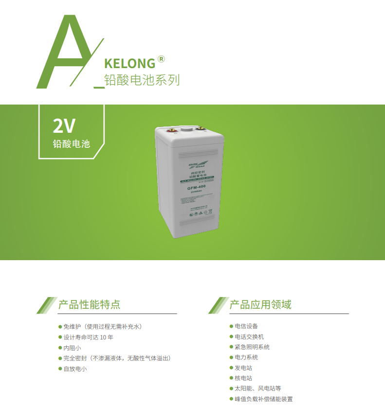 熊猫蓄电池2V系列(图1)